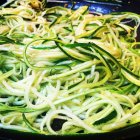 Fresh zucchini "pasta".